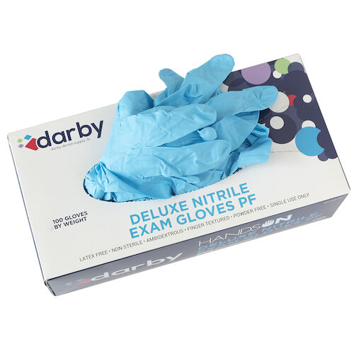 HandsOn Deluxe Nitrile PF Gloves