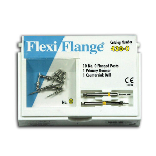 9530732 Flexi-Flange Stainless Steel Refill, Size 0, Yellow, 10/Pkg., 430-0