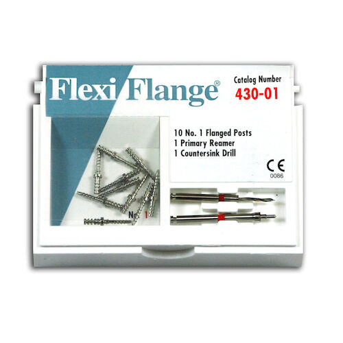9530734 Flexi-Flange Stainless Steel Refill, Size 1, Red, 10/Pkg., 430-01