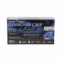 3173100 Diamond Grip Latex PF Gloves Small, 100/Box, MF300
