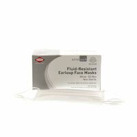 9515100 Fluid-Resistant Earloop Masks White, 50/Box