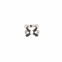 8492500 Ivory Rubber Dam Clamps, Winged 00, Small Lower, Anterior, 57302