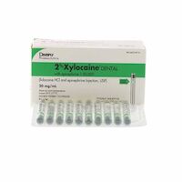 8055010 2% Xylocaine 1:50,000, Green, 50/Box, 22216