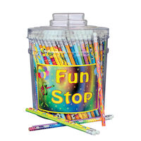 3314110 Pencils Mix Assorted Pencils w/Canister, 288/Canister, VA5