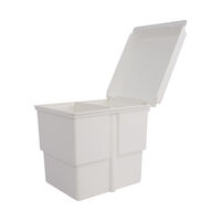 9535610 E-Z Storage System Tub, White, 29R605A