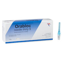 5256710 Orabloc Needles 5256710, 30G S X, 1" (25mm), 103003025, 100/Box