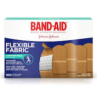 3252020 Band-Aids Flexible Fabric, 1" x 3", 100/Box, 4444
