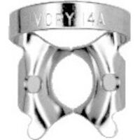 8444020 Hygenic Gloss Finish Winged Clamps 14A, Downward Sloped Jaws, H02757