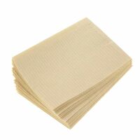 3410320 Patient Towels Deluxe, 3-Ply Paper, 1-Ply Poly, Beige, 500/Box
