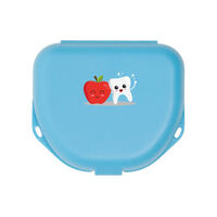 5258320 Imprinted Retainer Boxes Neon Blue, 1.5", 25V550N, 144/Pkg