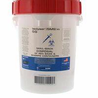 3803520 Isolyser SMS Red Bag Waste 5 Gallon, Each, SMSM5G