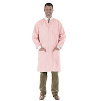 SafeWear High Performance Protective Lab Coat SMS Fbrc X-Large Pretty Pink 12/Bg thumbnail 6
