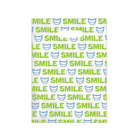 525-1930  Green Smiles Scatter Bag, 7.5" x 10", 100/Pkg. product image