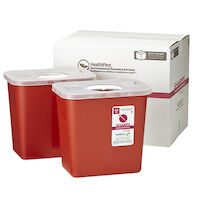 Sharps Management Mailer System 2gal Red/Wht 10-1/2x7x10" Closing Ld Plstc 2/Pk thumbnail 5