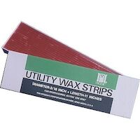 8442150 Utility Wax Round Strips, Red, 11", 80/Box, H00817