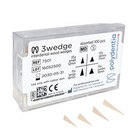 5258550 Polydentia 3wedge Assorted, 7500, 500/Pkg
