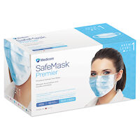 9532060 SafeMask Premier Procedure Earloop Face Masks Blue, 50/Box, 2015