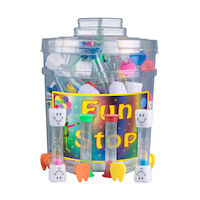 5250260 Fun Stop Canister Mix Assorted 3 Minute Brushing Timers, 75/Pkg.