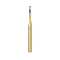 Great White Gold Series Carbide Burs, FG, Straight Cross Cut Fissure, # 1557, 100/Pk, 13092 thumbnail 6
