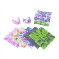 Pro-Form Tie Dye Laminate Mouthguard Material Rainbow .160" 6/Pk thumbnail 2