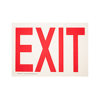 5253560 Glow-in-the-Dark "Exit" Sign Glow-in-the-Dark "Exit" Sign, EXS