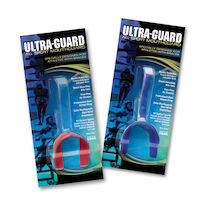 0905070 Ultra-Guard Mouthguards Black, w/o Strap, 12/Box, 24105