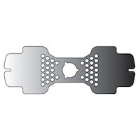 496-0480  Titanium Mesh Plate 10 x 28 mm (0.15t), 12-GM-P02 product image