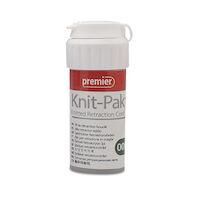 8780190 Knit-Pak Knitted Gingival Retraction Cord 000, Green, 100", 9007551
