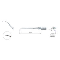 9543290 Varios Perio Root Planing Tips P11R, Sharp Edge, Right Curved, Z217408