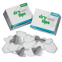 9530490 Reflective DryTips Small, Silver, 50/Box, 291727