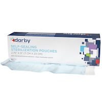 9508201 Self-Sealing Sterilization Pouches 2.75" x 9", 200/Box