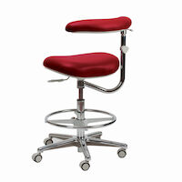 4404111 Generation Stools Assistant Stool w/Body Support, Ultra Leather, 3554-199U