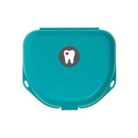 5258311 Imprinted Retainer Boxes Teal, 1", 25V500J, 144/Pkg