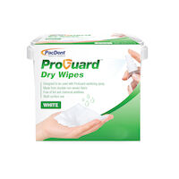 5251021 ProGuard Dry Wipes 4" x 4" dry wipes, 50/Box, PDW-50