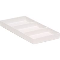 9518021 Plastic Cabinet Trays #17, 7 7/8" x 3 3/4" x 3/4", White, 20Z203A