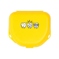 5258321 Imprinted Retainer Boxes Neon Yellow, 1.5", 25V550O, 144/Pkg