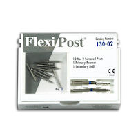 9530521 Flexi-Post Refills and Economy Refills Stainless Steel, Size 2, Blue, 10/Pkg, 130-02
