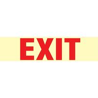 EXIT Medical Safety Sign Glow EXS1 - EXIT Medical Safety Sign Glow EXS1 - Image 1