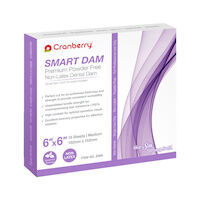 2211821 Smart Dam, Non-Latex Purple, Spearmint Scented, 6" x 6", 15/Box, 8366