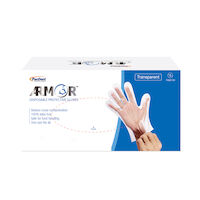525-1031  Armor Disposable Plastic Gloves, 500/Pkg., TG-500 - 525-1031  Armor Disposable Plastic Gloves, 500/Pkg., TG-500 - Image 1