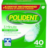 0074031 Polident 3-Minute Tablets, 40/Box, 12 Box/Case, 05306