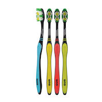 GUM Multi-Clean Toothbrush Adult Medium 4 Assorted Colors 12/Pk thumbnail 6