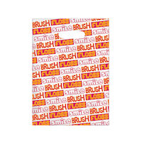 525-1931  Brush, Floss, Smile in Block Letters Scatter Bag, 7" x 10", 100/Pkg. product image