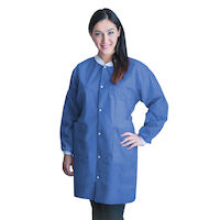 5251541 FiTMe Lab Jackets and Coats Coat, Large, 10/Bag, Medical Blue, UGC-6613-L