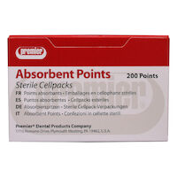 9329951 Absorbent Points X-Fine, 200/Pkg., 9055102
