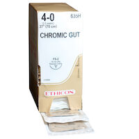 3265061 Chromic Gut Sutures 4-0, 27", FS-2, 36/Box, 635H