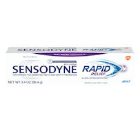 0070271 Sensodyne Rapid Relief Toothpaste Mint, 3.4 oz., 011452