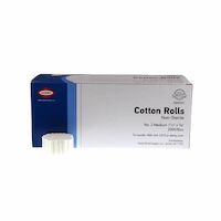 9509371 Cotton Rolls #2, Medium, 1 1/2"  x 3/8", 2000/Box