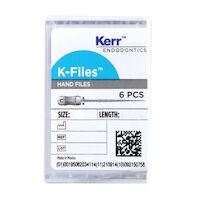 8543402 K-Files #15-40, 25 mm, 6/Pkg., 821-8025