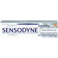 0074012 Sensodyne Toothpaste Extra Whitening, Trial Size, 0.8 oz., 36/Box, 08434